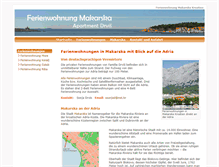 Tablet Screenshot of ferienwohnung-makarska.de